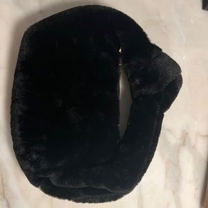 NEW NEVER USED FAUX FUR BAG!